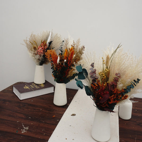 Home decoration , dried flower bouquet, dried pampas grass bouquet, dried flower